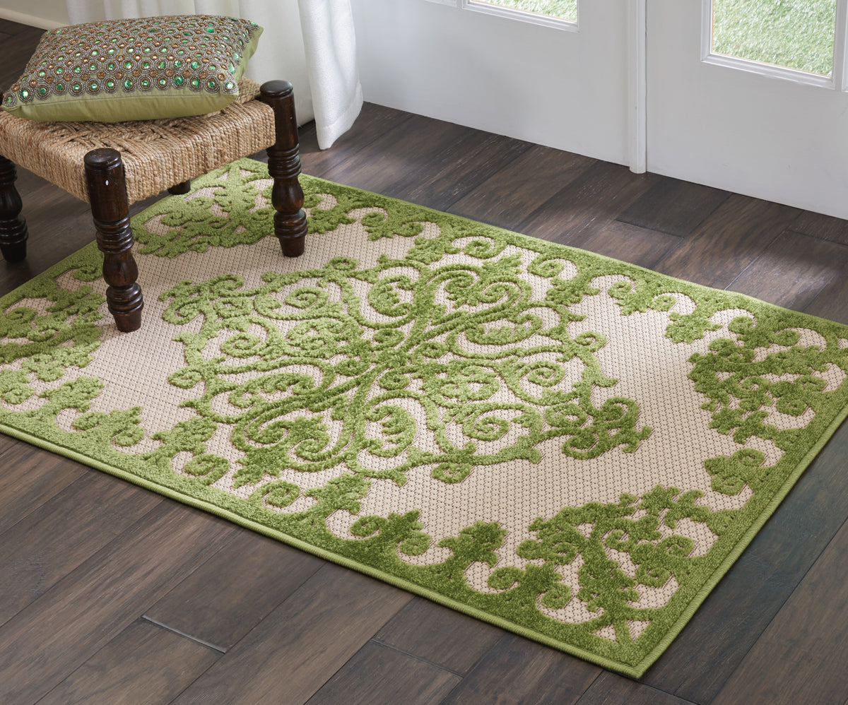 Aloha ALH12 Green Rug