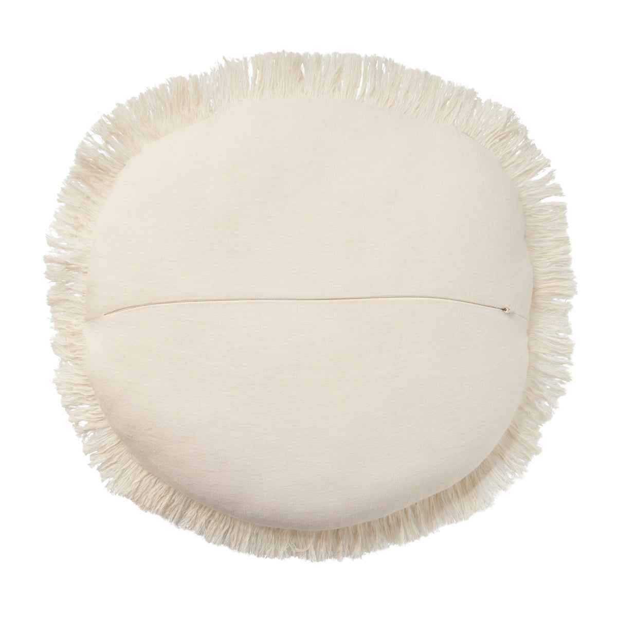 Sofia RC993 Ivory 20" x 20"round Throw Pillows