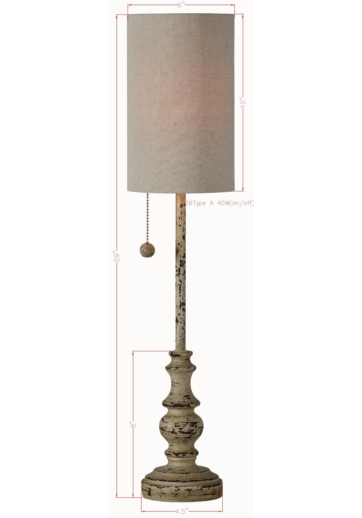 Jude Buffet Lamp