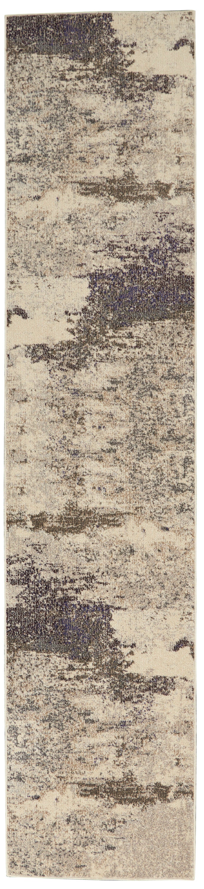 Celestial CES02 Ivory Grey Rug