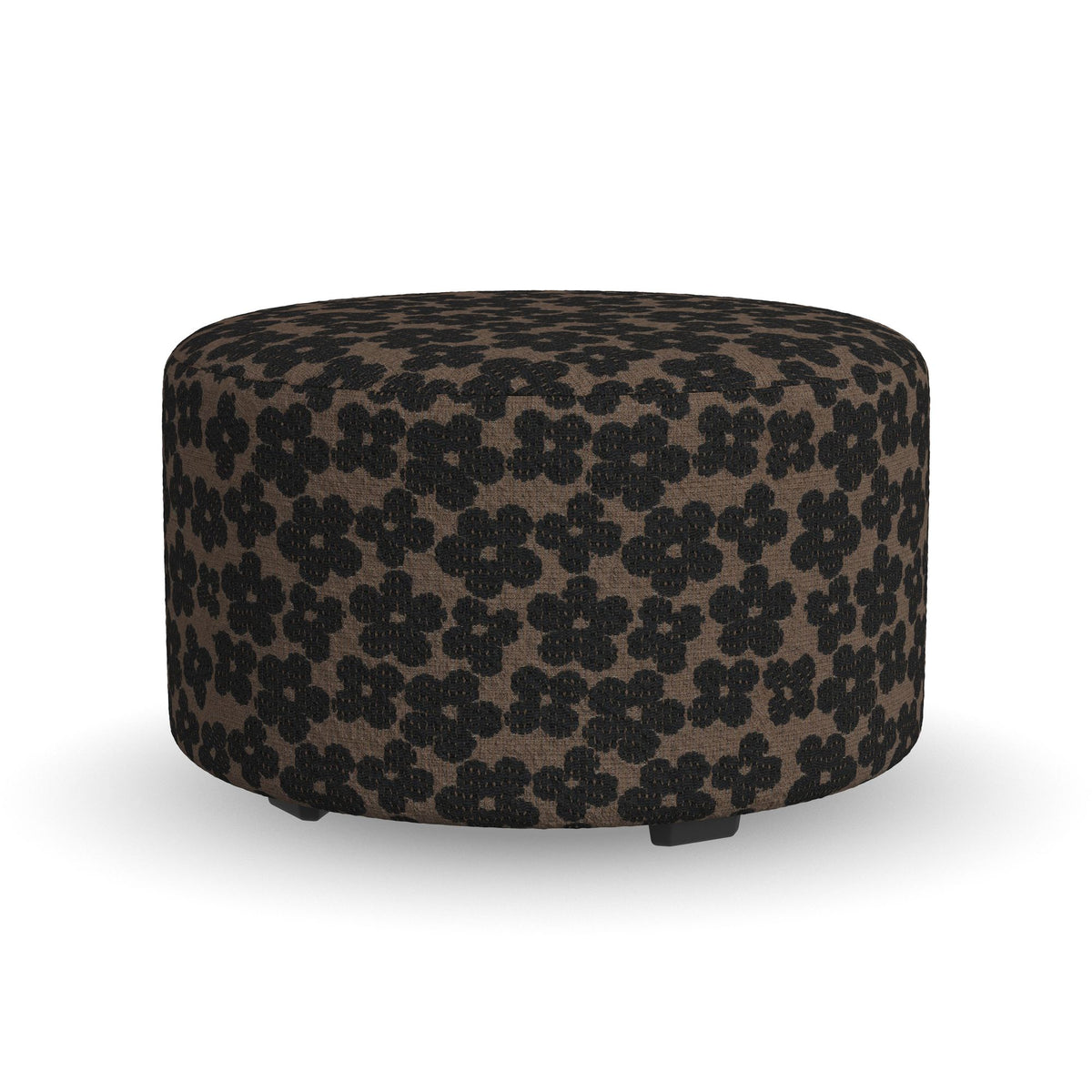Pouf Fabric Cocktail Ottoman 22" W
