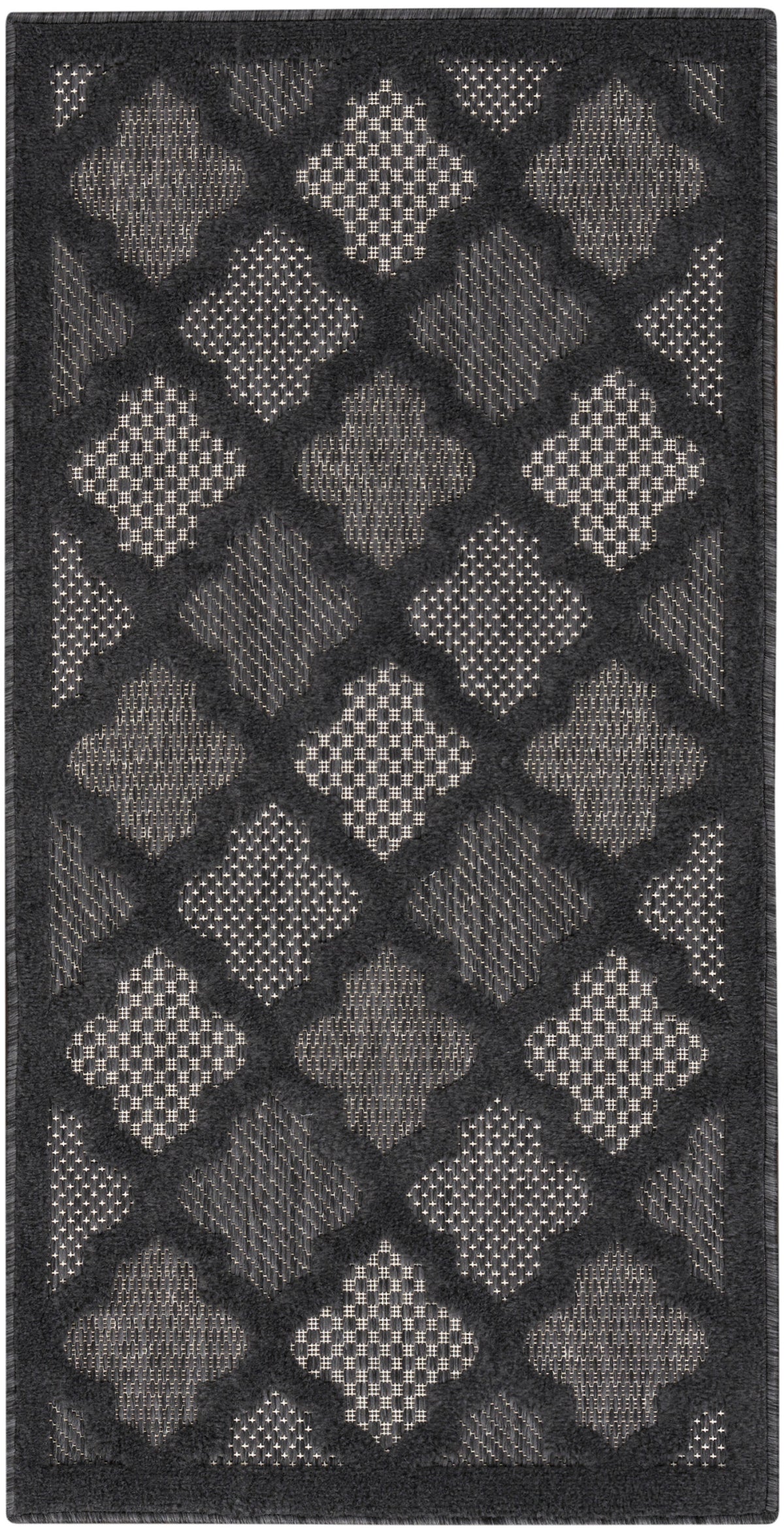 Easy Care NES01 Charcoal Black Rug