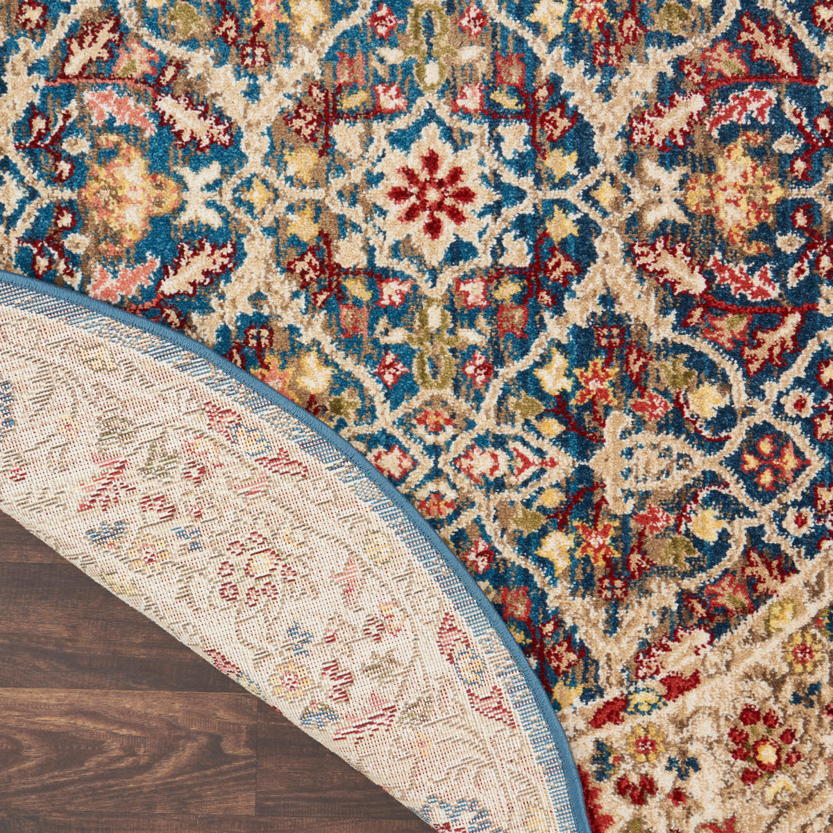 Karisma KAR03 Blue Ivory Rug
