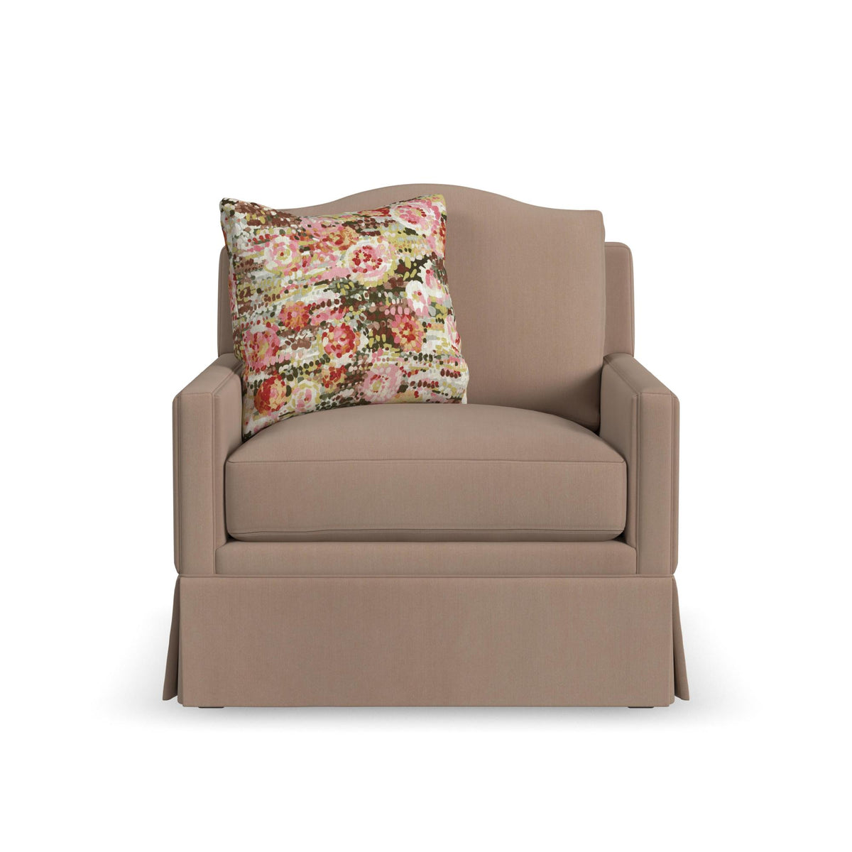 Lottie Fabric Skirted Chair