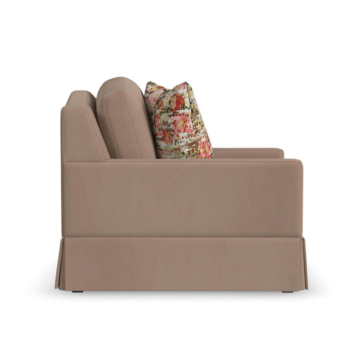 Lottie Fabric Skirted Chair