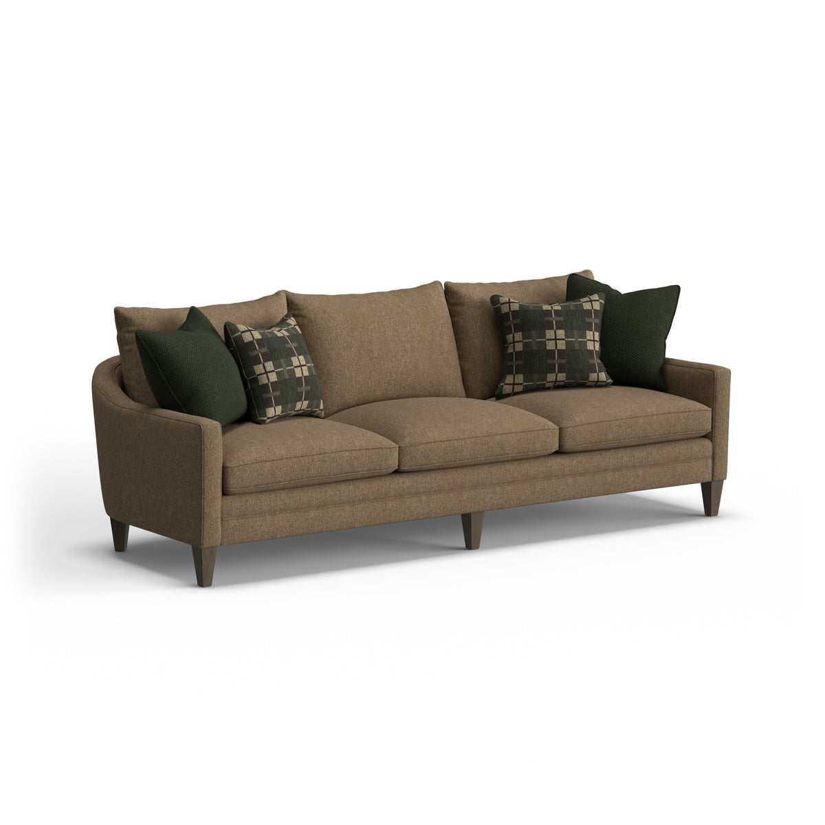 Eleanora Fabric Large Three-Cushion Sofa