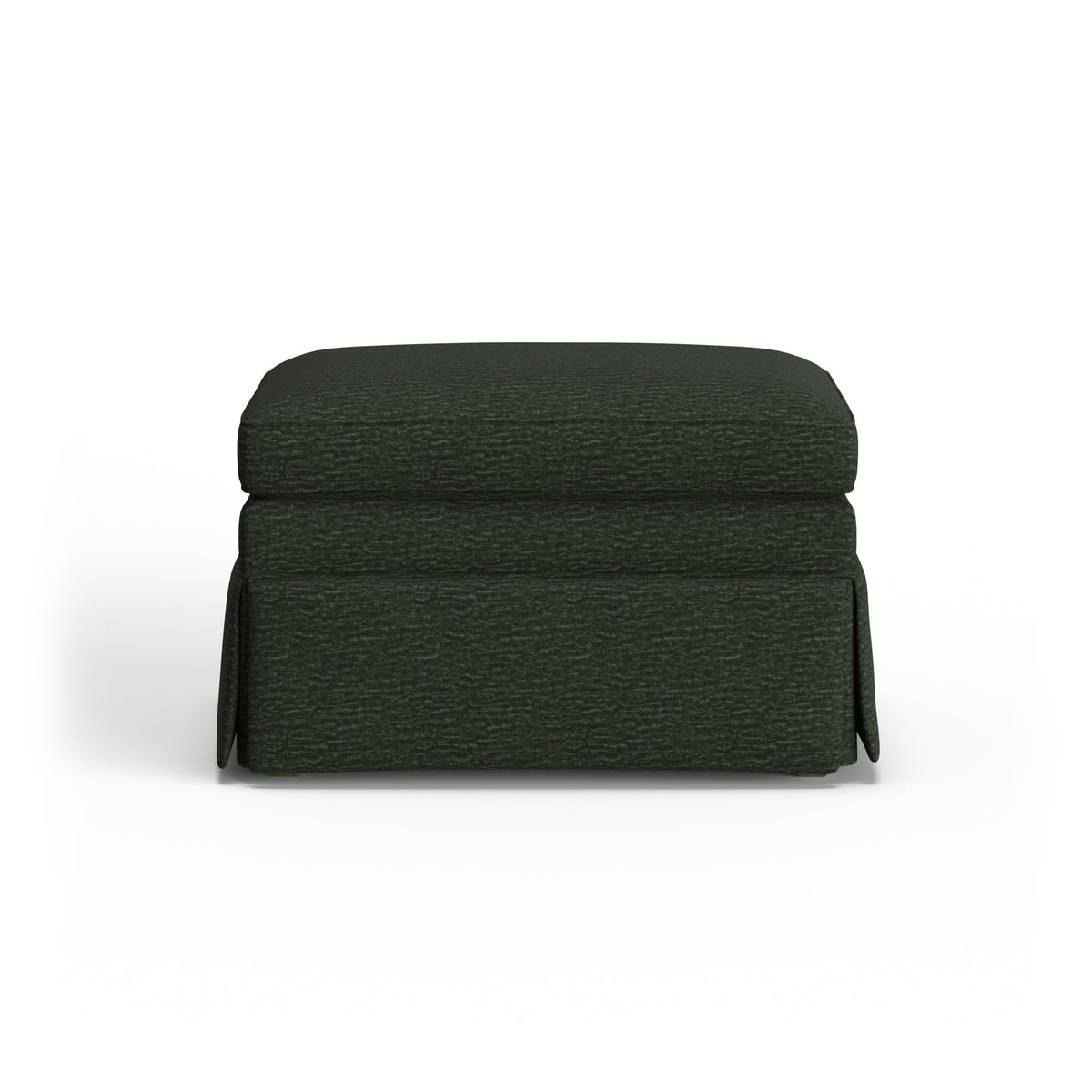 Eleanora Fabric Skirted Ottoman
