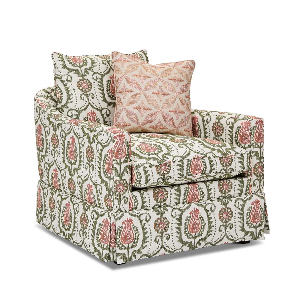 Eleanora Fabric Skirted Chair