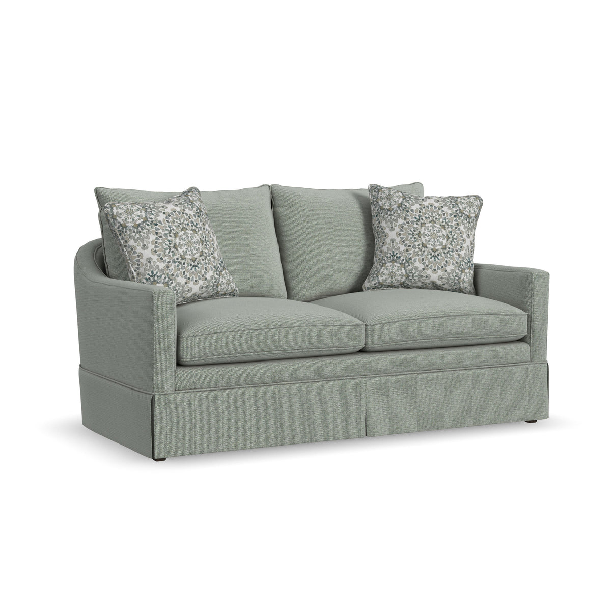Eleanora Fabric Skirted Loveseat