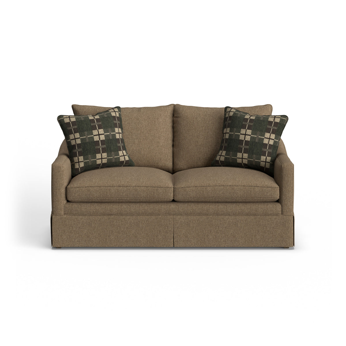 Eleanora Fabric Skirted Loveseat