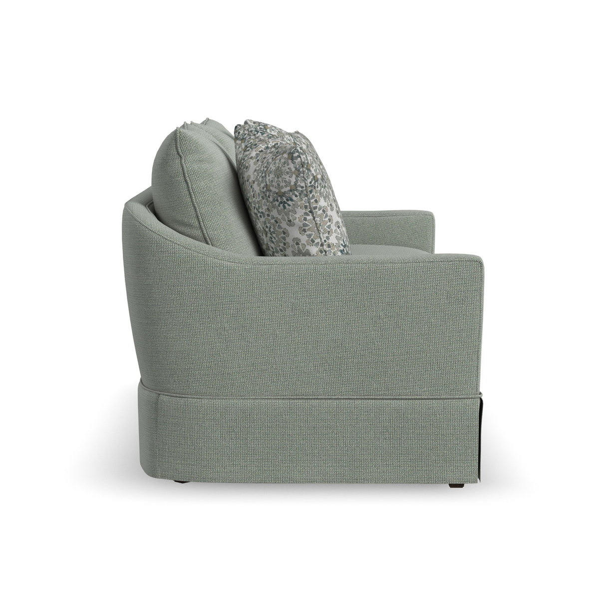 Eleanora Fabric Skirted Loveseat