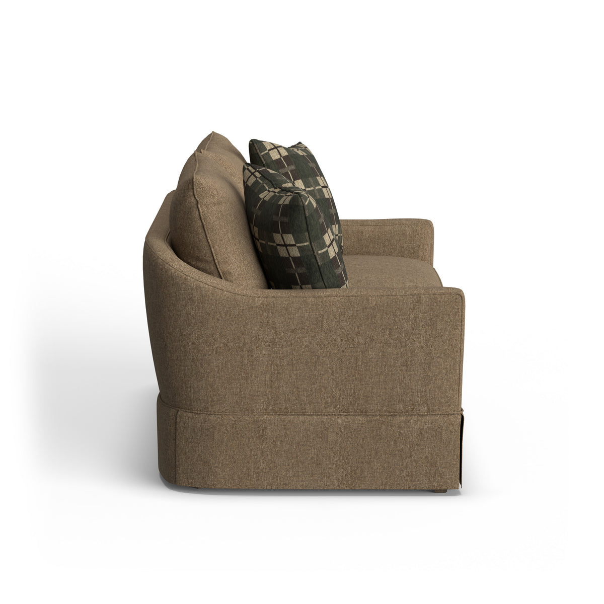 Eleanora Fabric Skirted Loveseat