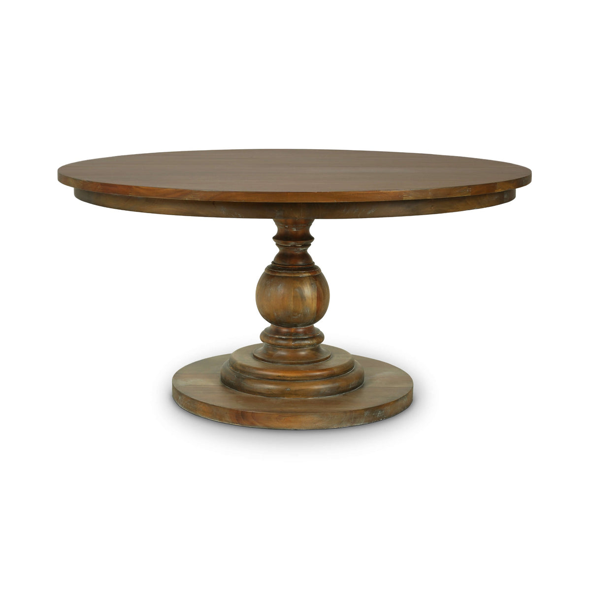 Goucho Round Dining Table 60'' in Straw Wash