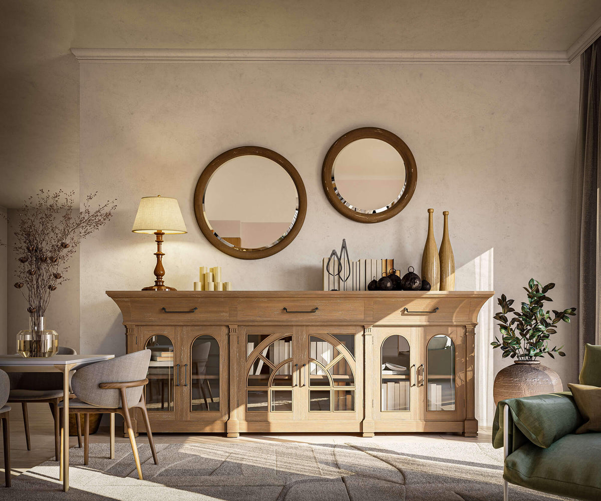 Lambeth Credenza in Straw Wash