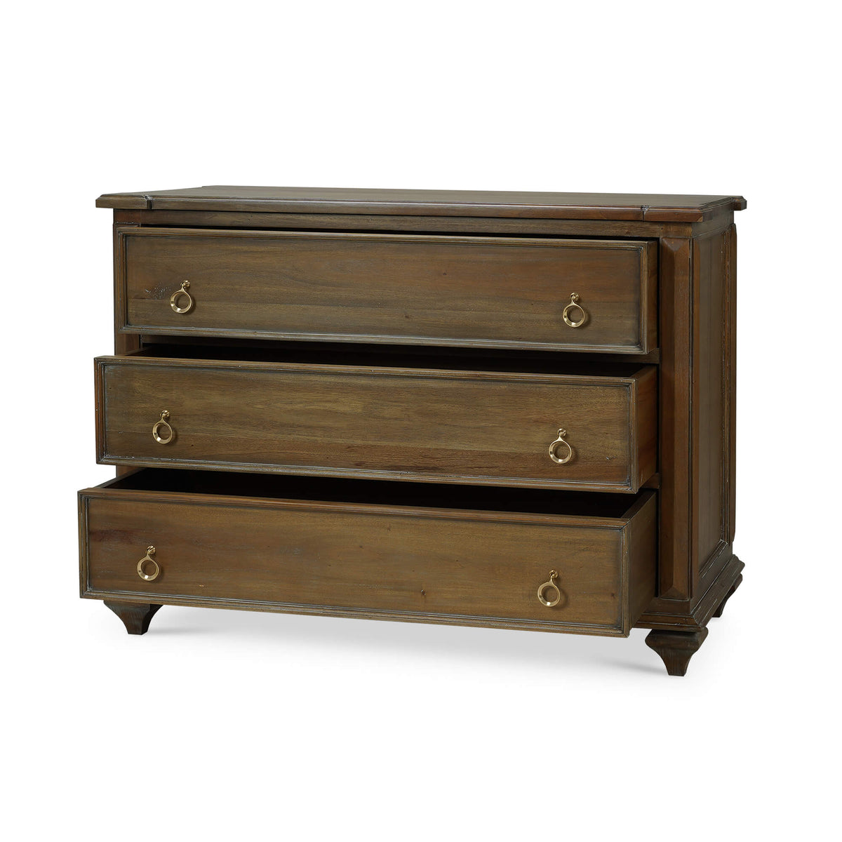 Soho 3 Drawer Dresser in Straw Wash
