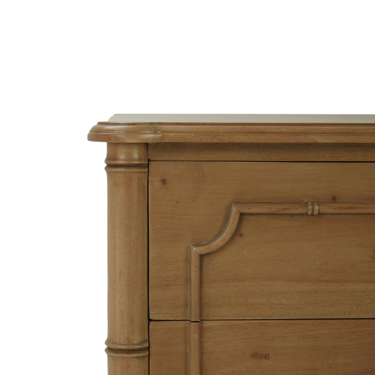 Chelsea 3 Drawer Bedside Table in Antique French Oak