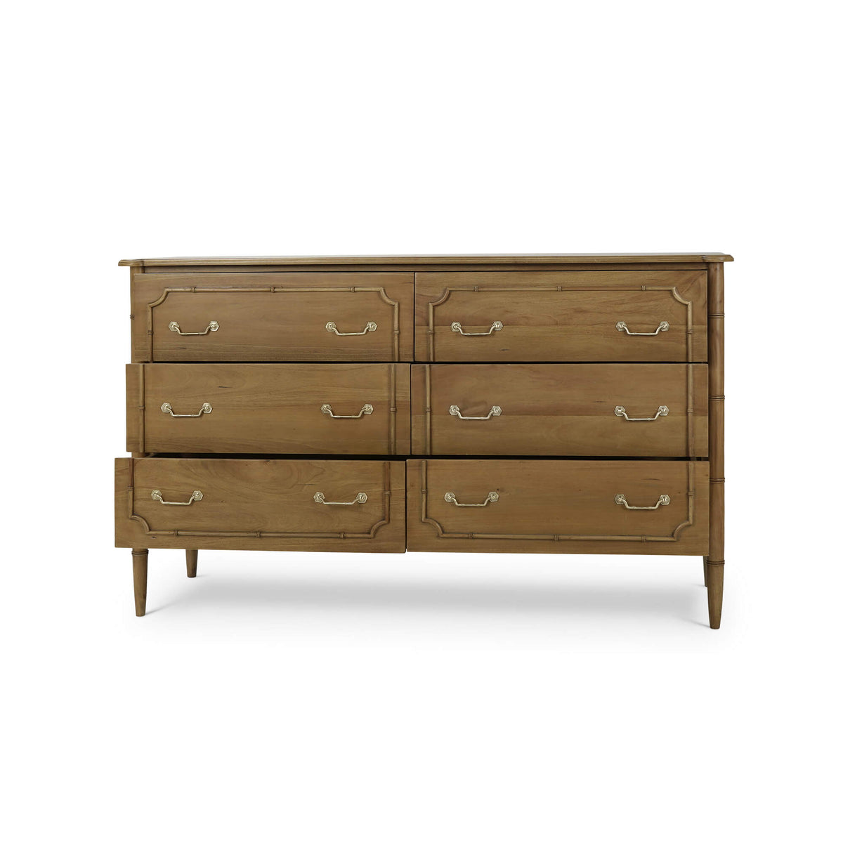 Chelsea Largish 6 Drawer Dresser in Antique French Oak