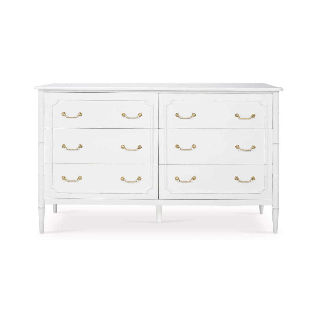 Chelsea Largish 6 Drawer Dresser in Architectural White