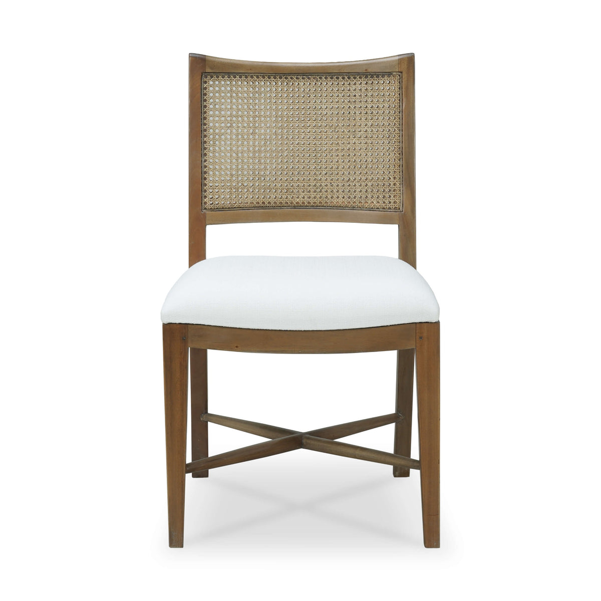 Dulwich Dining Chair in Straw Wash w/ Arctic White Performance Fabric