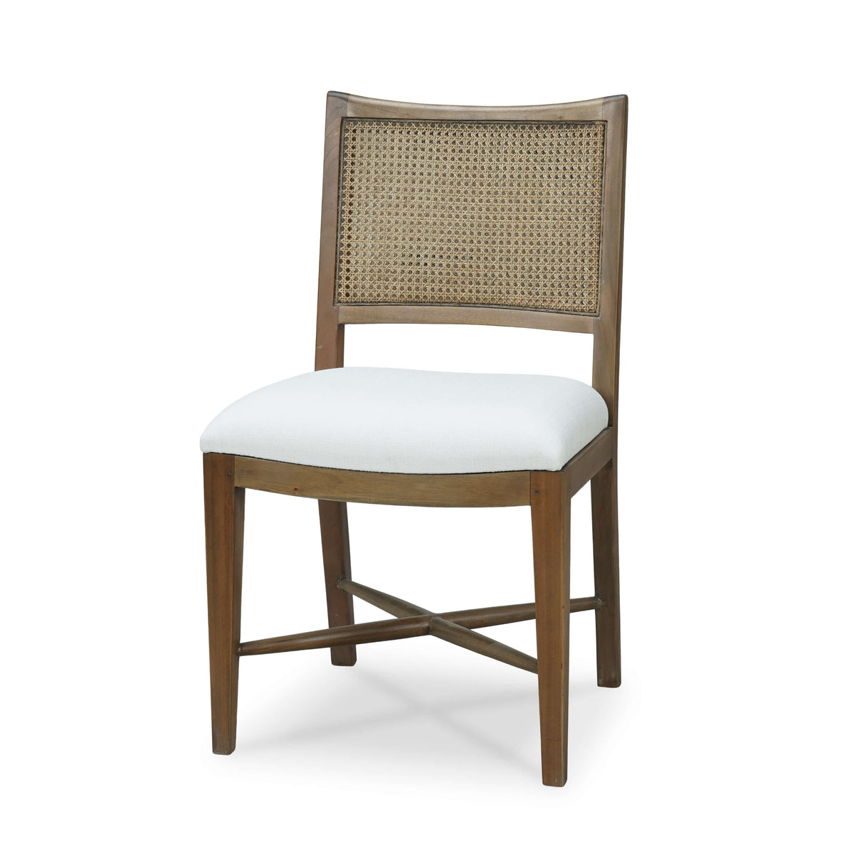 Dulwich Dining Chair in Straw Wash w/ Arctic White Performance Fabric