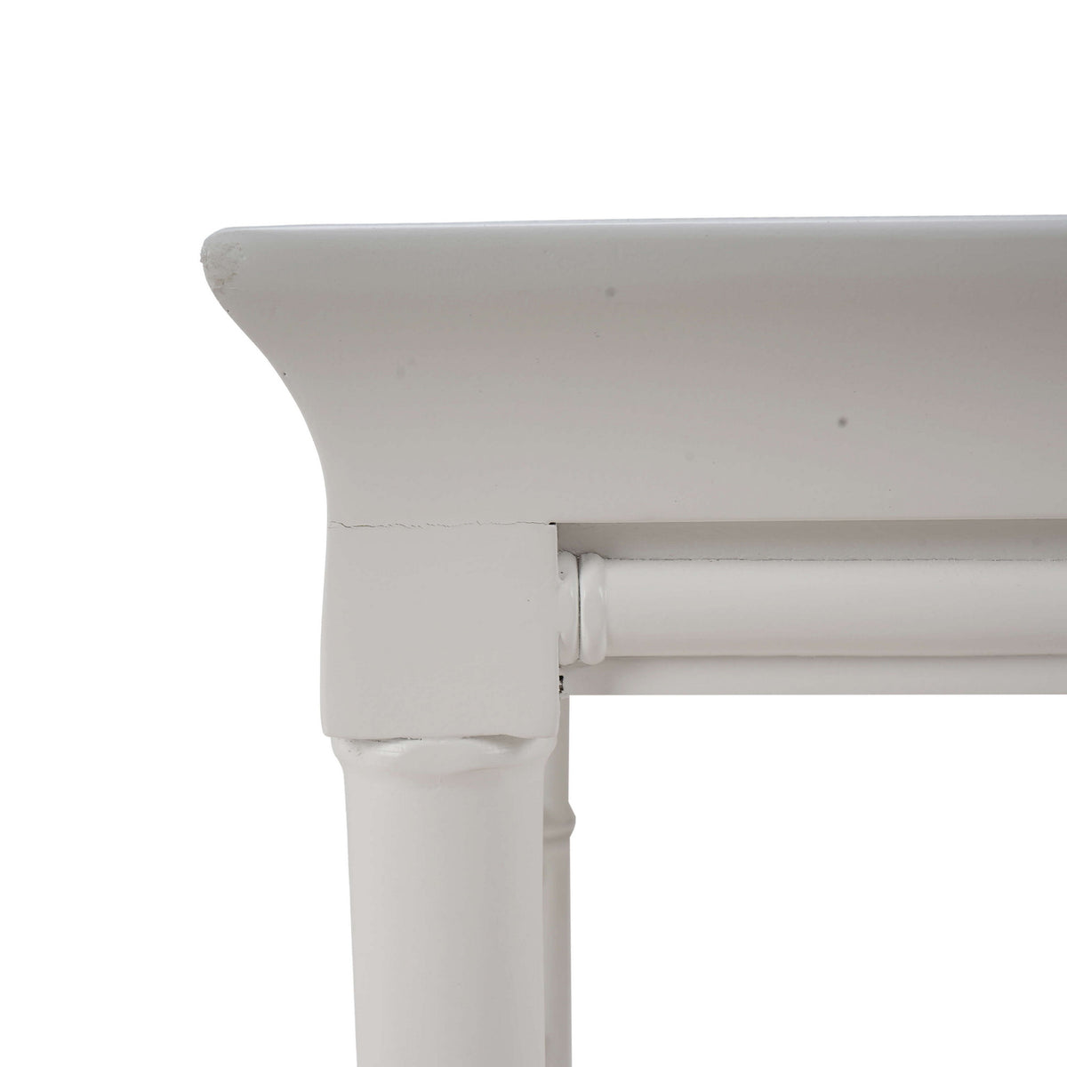 Grosvenor End Table in True White