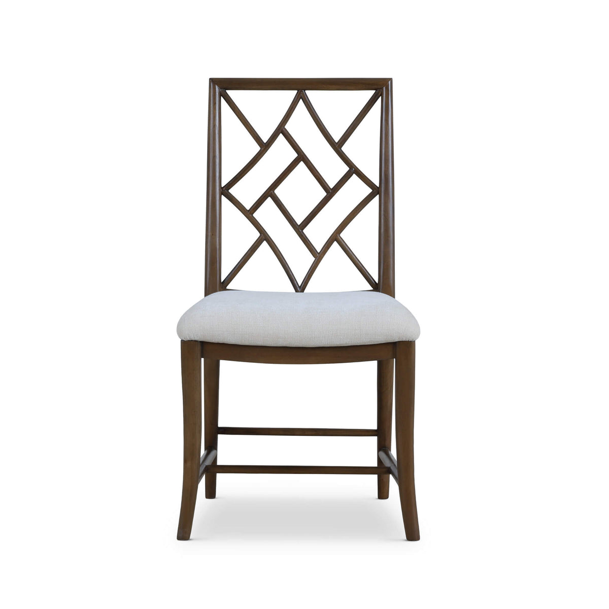 Farringdon Dining Chair in Walnut Finish w/ Thames Natural Performance Fabric