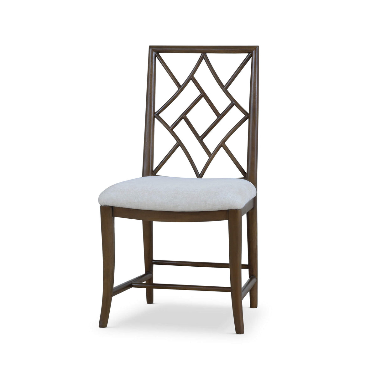 Farringdon Dining Chair in Walnut Finish w/ Thames Natural Performance Fabric