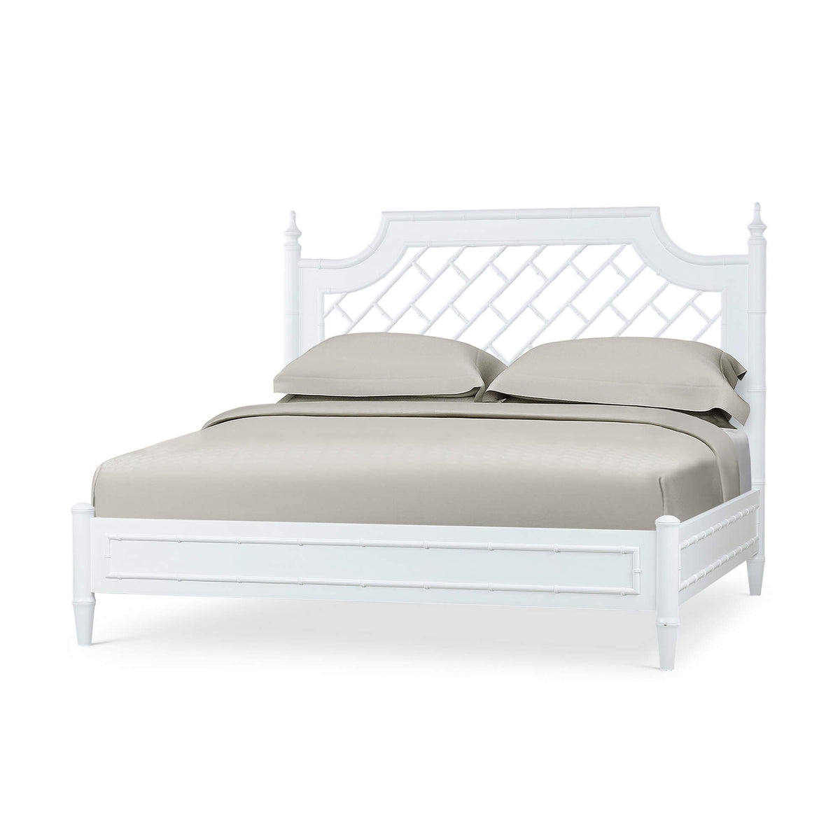 Chelsea Bed King in Architectural White