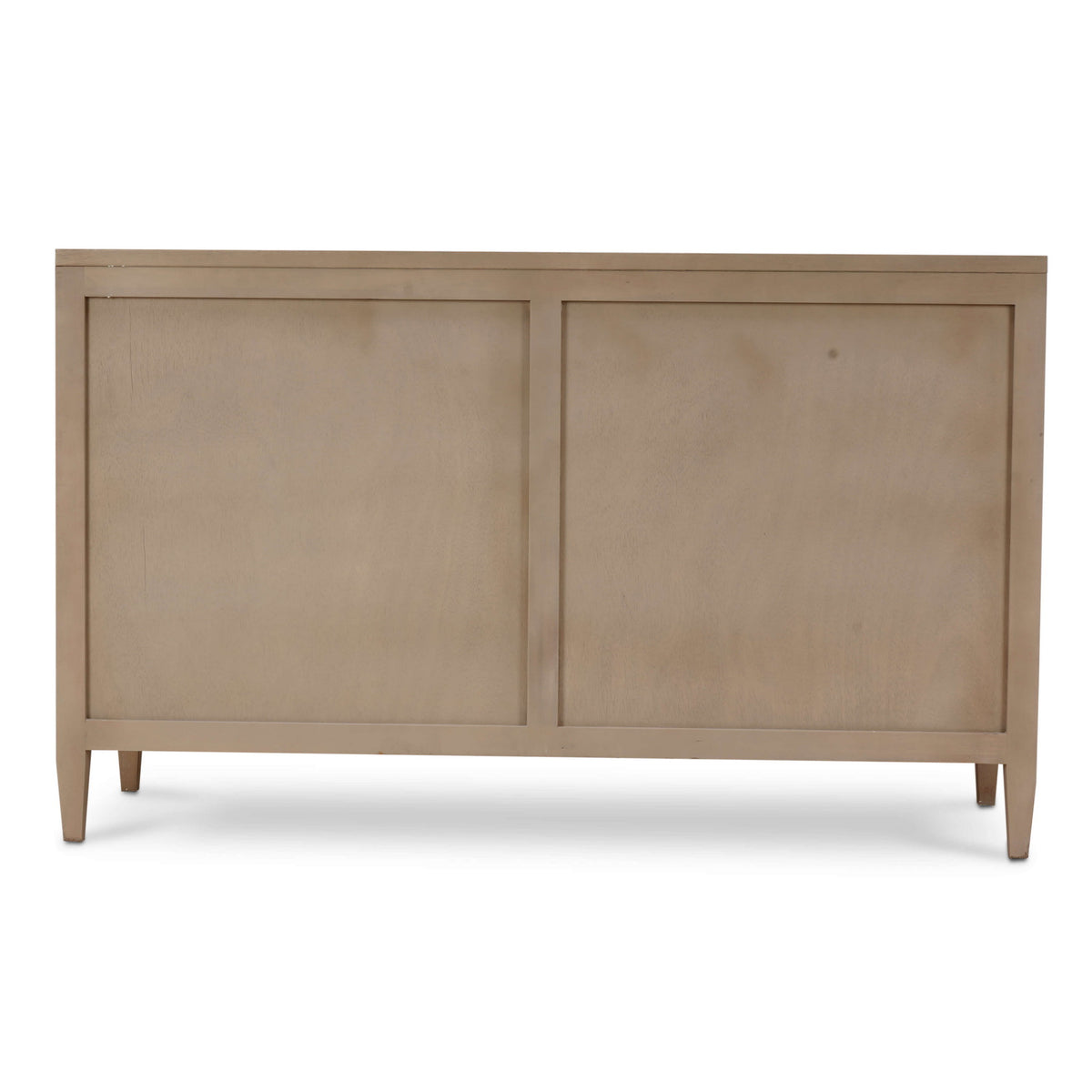 Belgravia 6 Drawer Dresser in Sandbar w/ White Inset Rattan