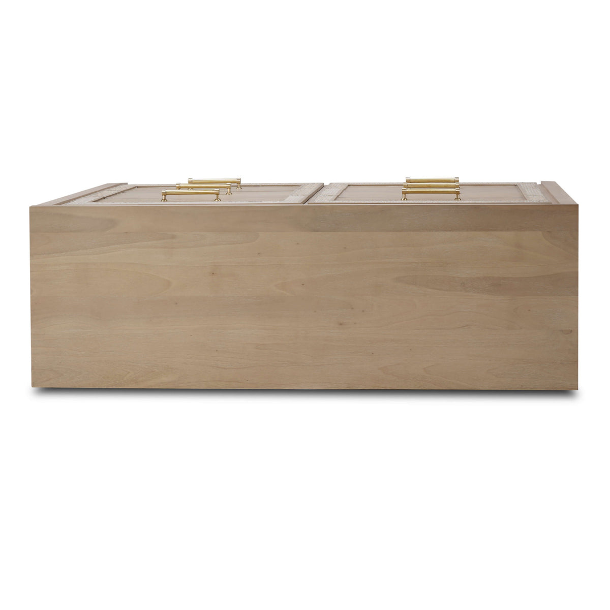 Belgravia 6 Drawer Dresser in Sandbar w/ White Inset Rattan