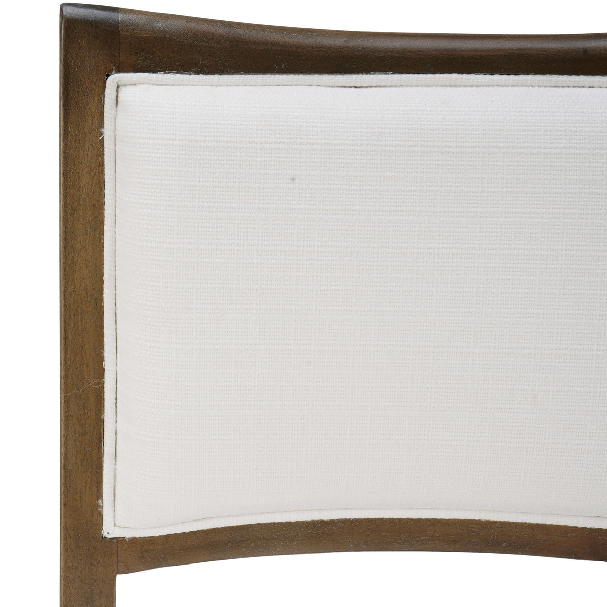 Fitzrovia Dining Chair in Straw Wash w/ Arctic White Performance Fabric & White Rattan