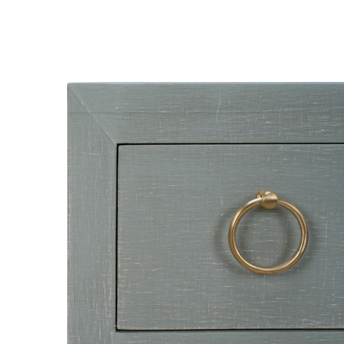 Mornington Linen Wrapped 3 Drawer Dresser in Linen Pale Blue