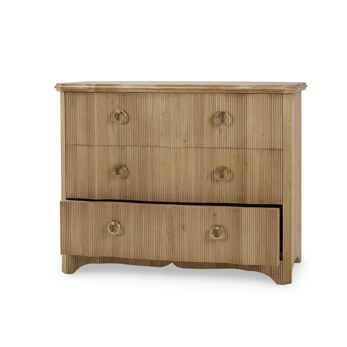 Brighton 3 Drawer Dresser in Fruitwood