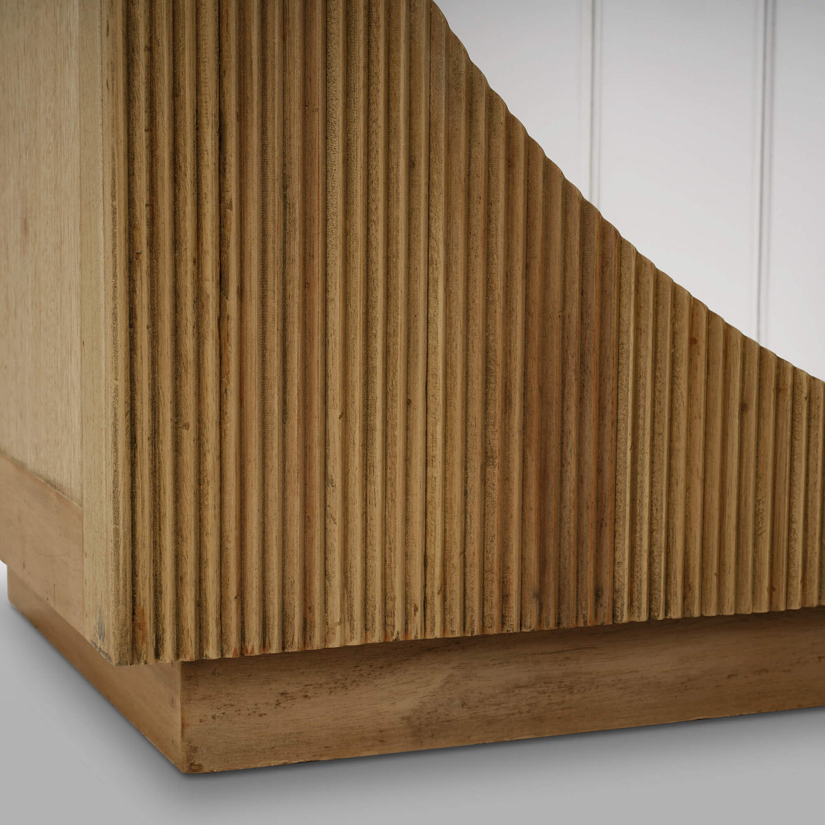 Bilbao Bookcase in Antique French Oak w/ True White Interior