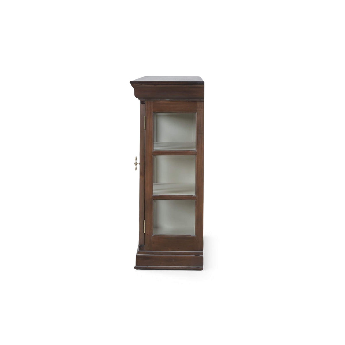 Bruges 3 Door Credenza in Walnut w/ Putty Interior