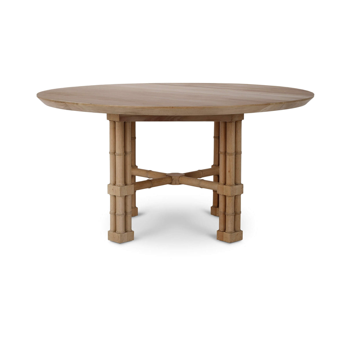 Farringdon Round Dining Table 60'' In Fruitwood