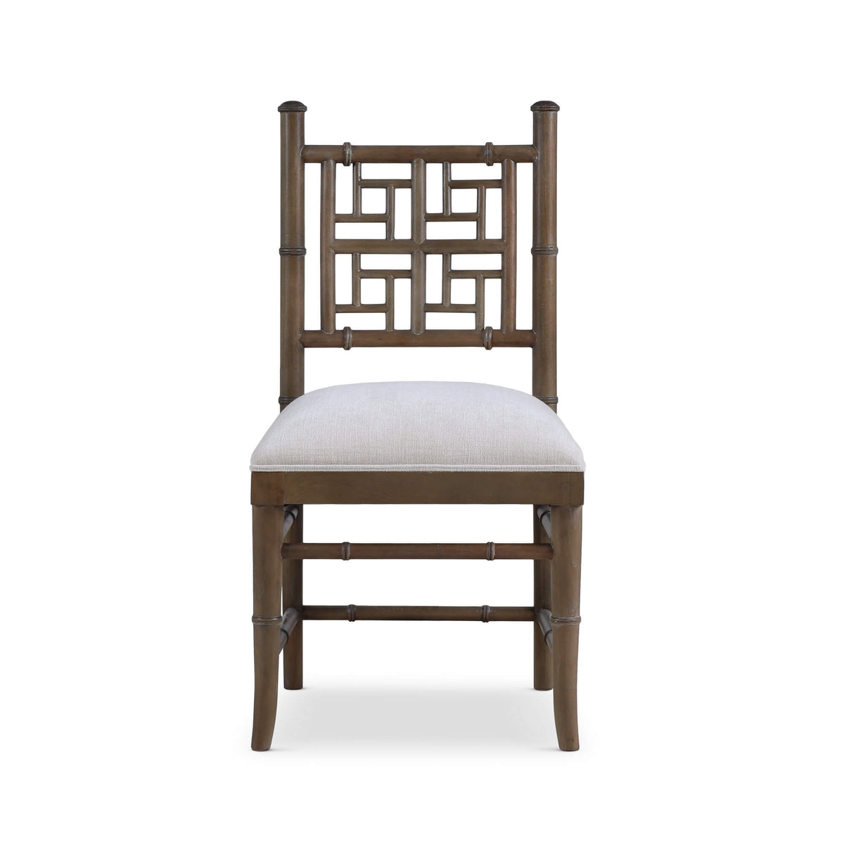 Grosvenor Dining Chair in Straw Wash w/ Thames Natural Performance Fabric