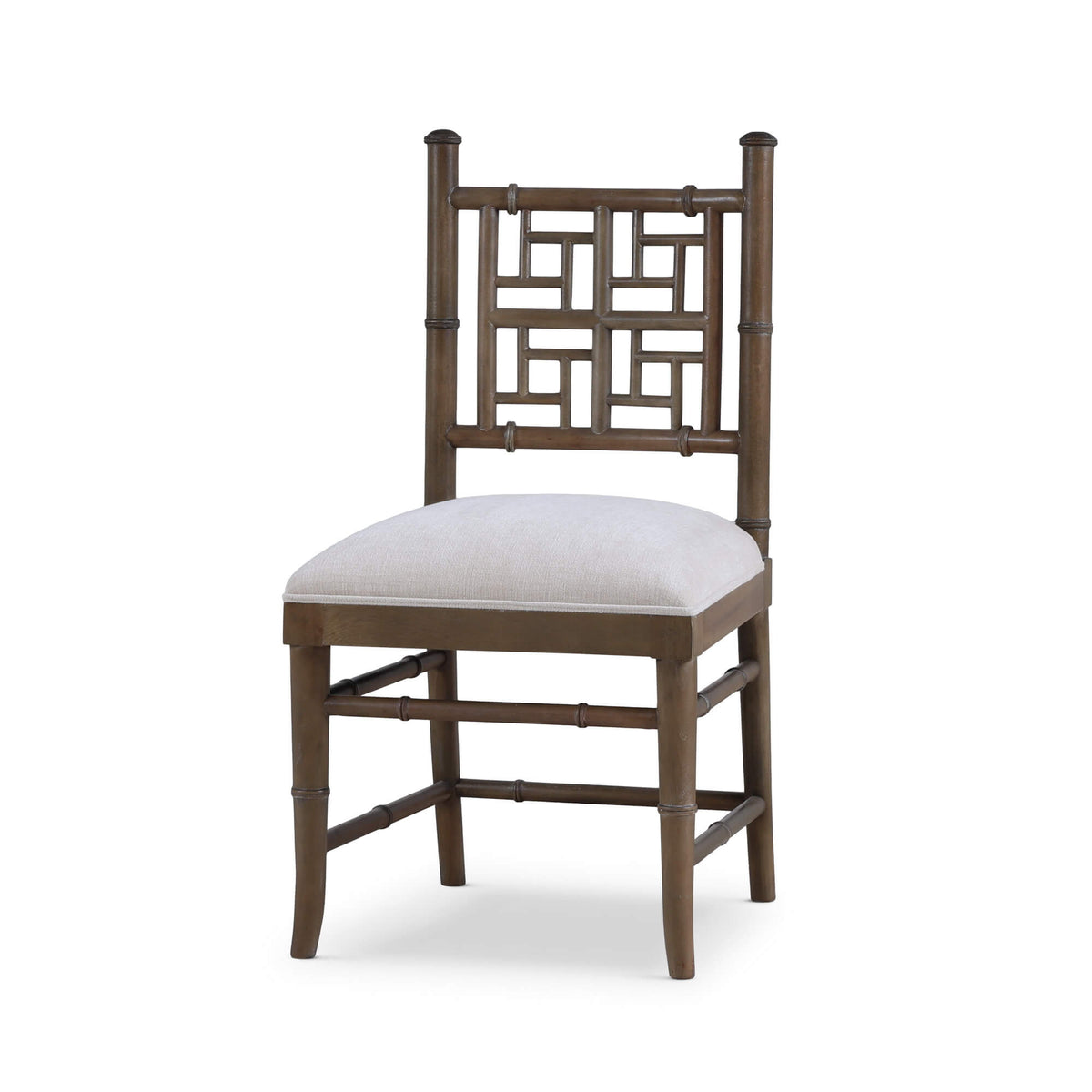 Grosvenor Dining Chair in Straw Wash w/ Thames Natural Performance Fabric