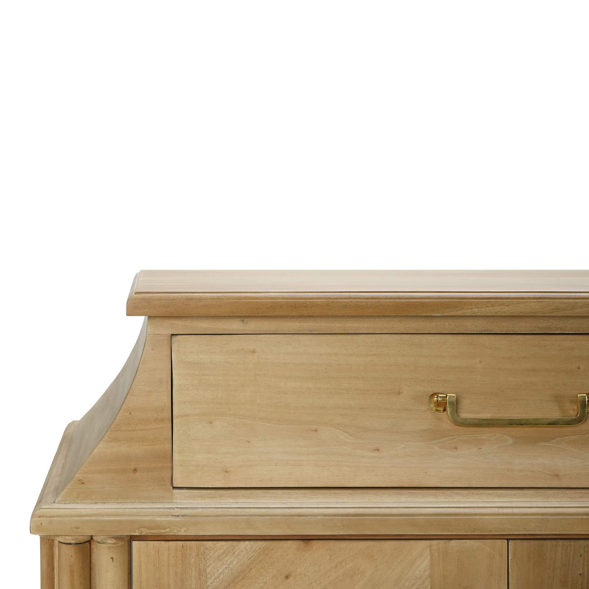 Farringdon Orangery Credenza in Fruitwood w/ True White Interior