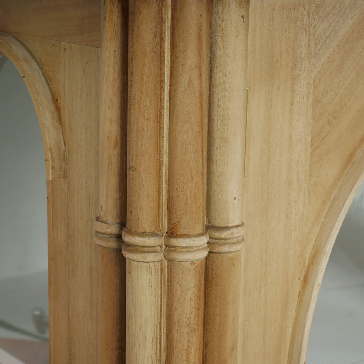 Farringdon Orangery Credenza in Fruitwood w/ True White Interior