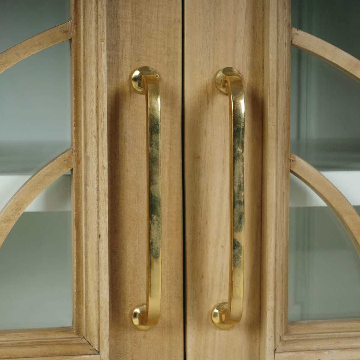 Farringdon Orangery Credenza in Fruitwood w/ True White Interior