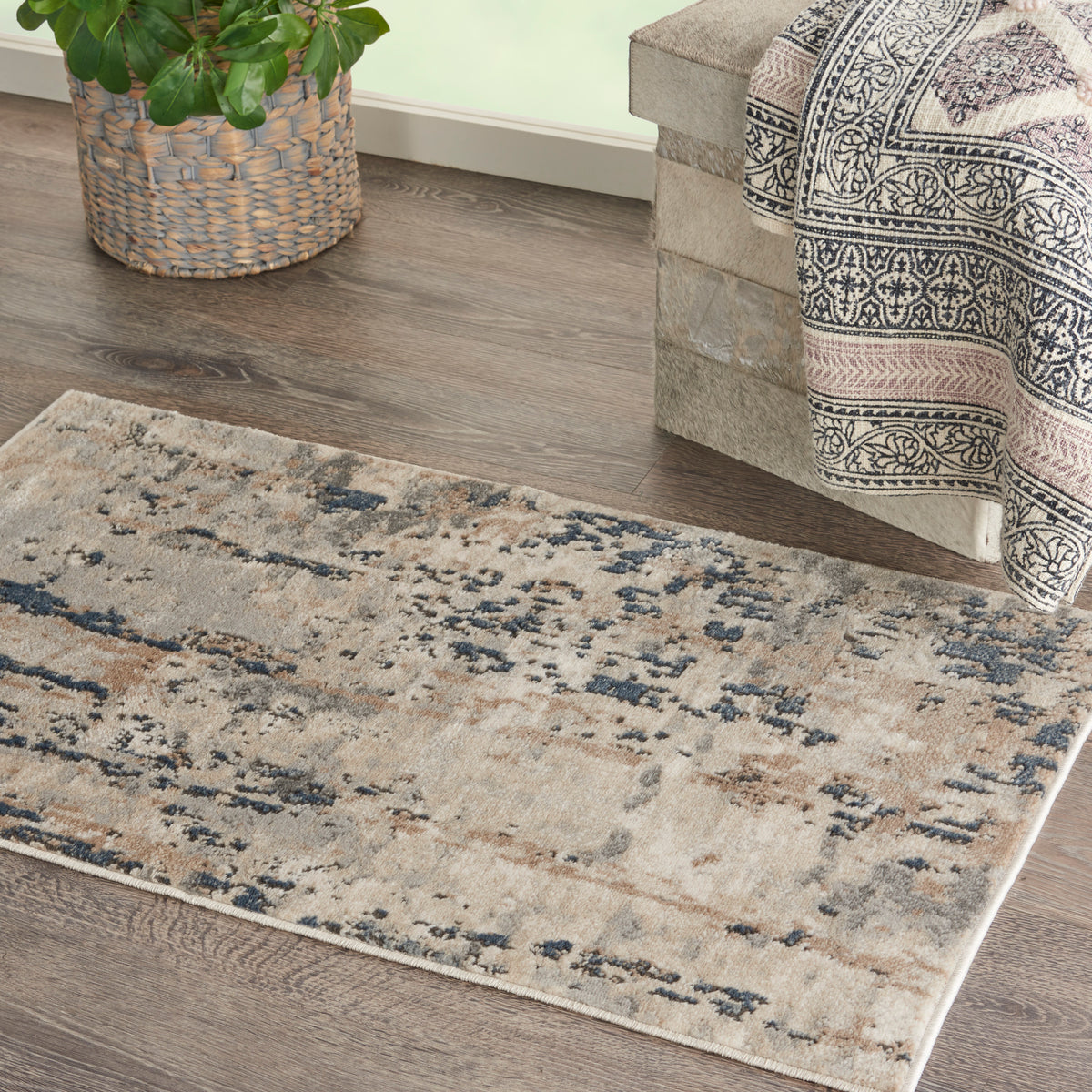 Quarry QUA01 Beige Grey Rug