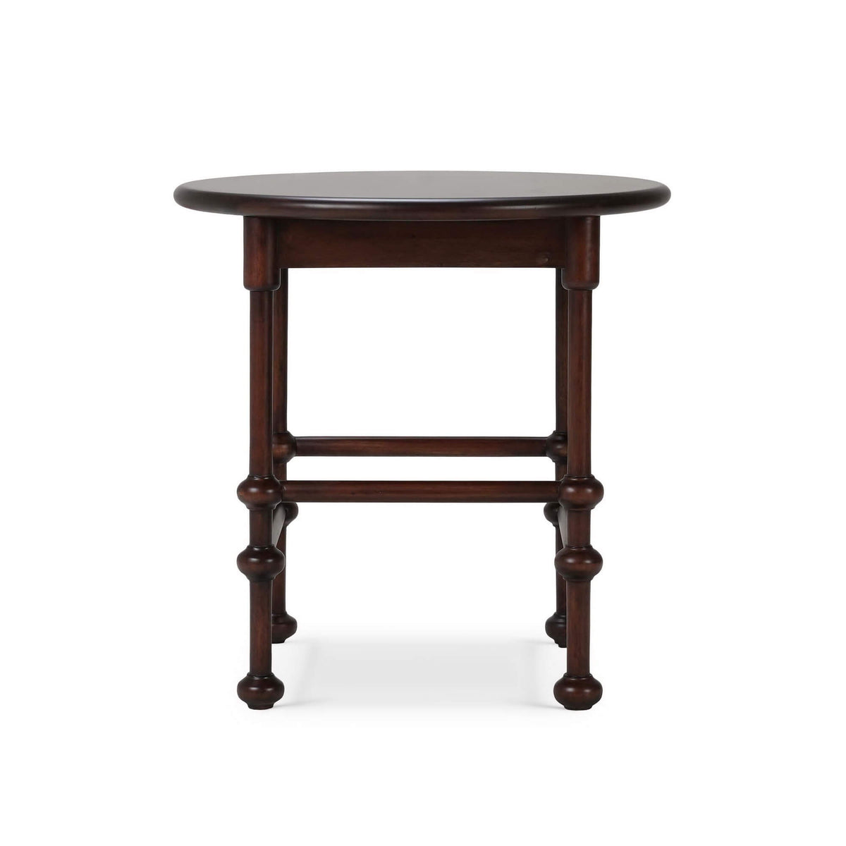 York Side Table in Matt Teak Brown