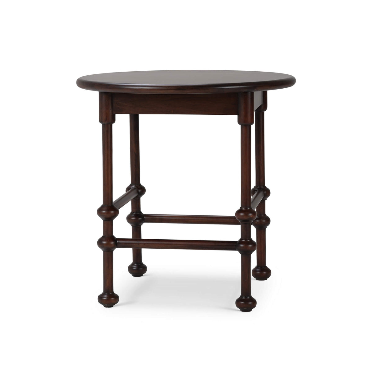 York Side Table in Matt Teak Brown