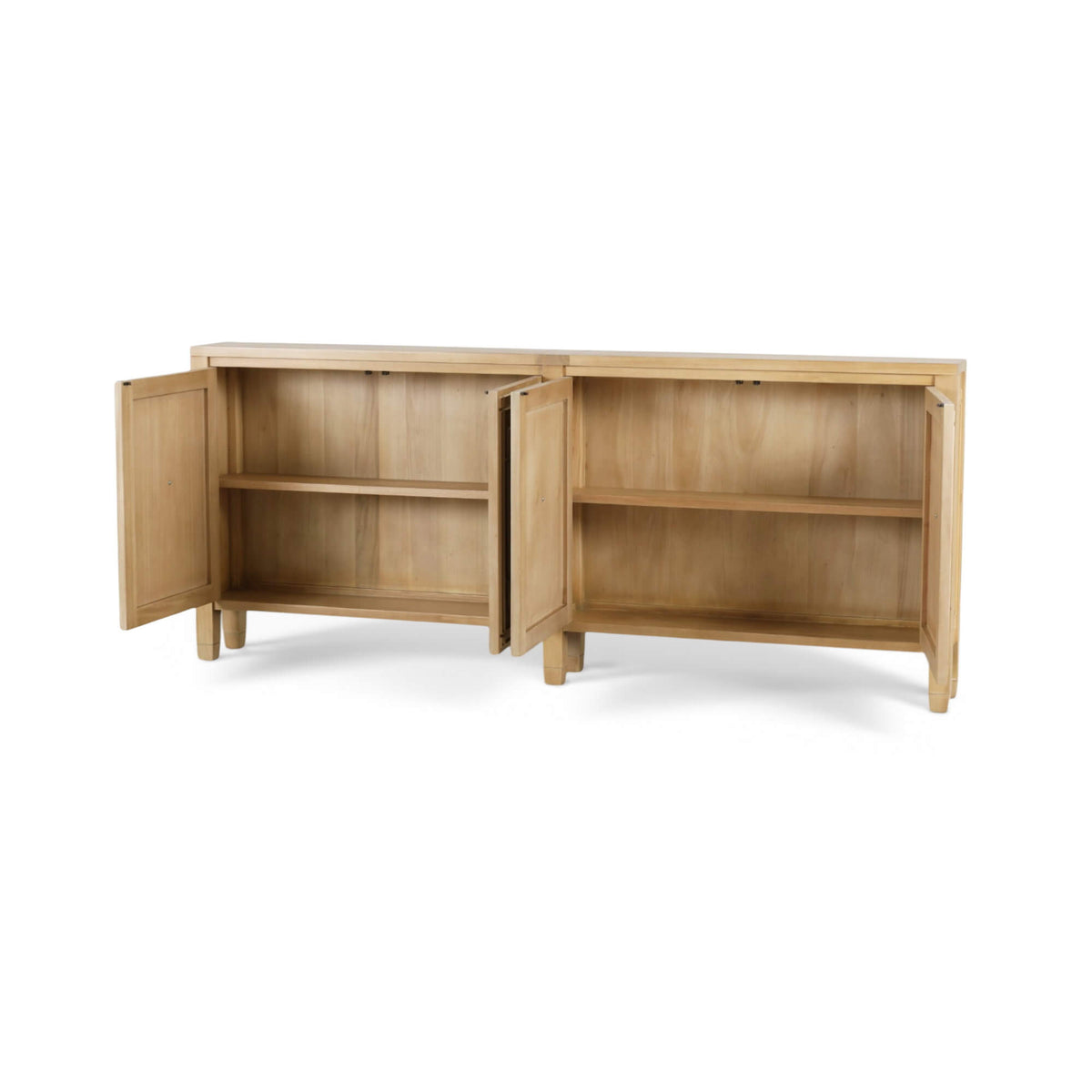Knightsbridge Long Narrow Sideboard in Fruitwood