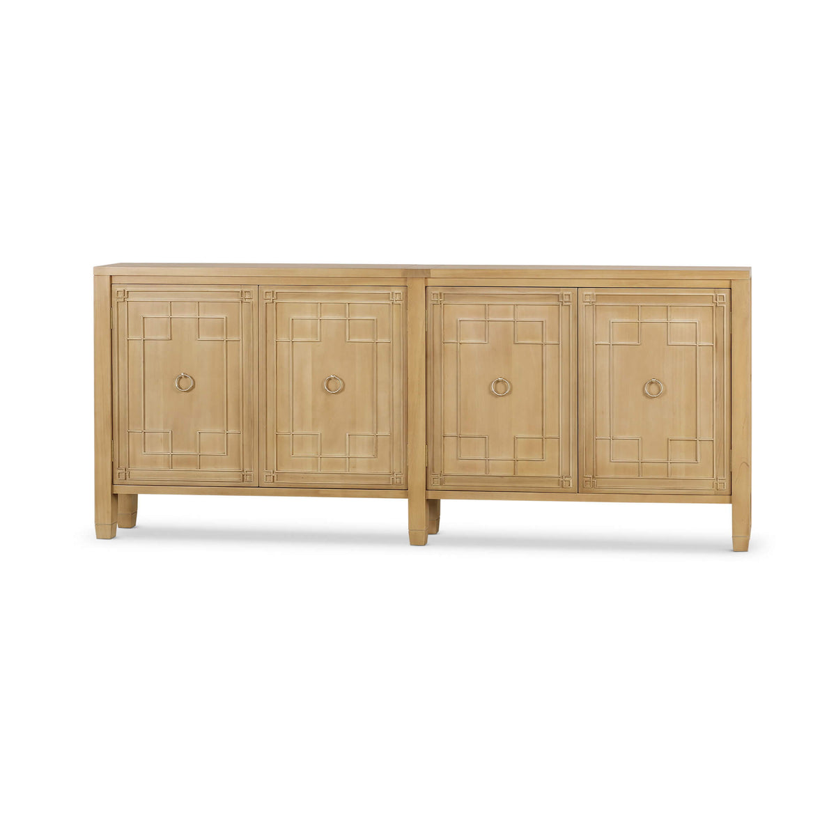 Knightsbridge Long Narrow Sideboard in Fruitwood