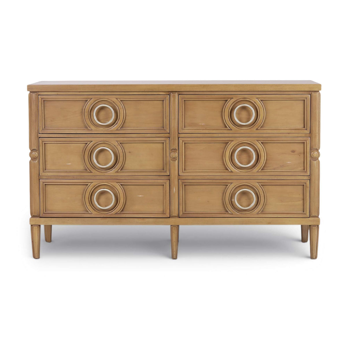 Chalfont 6 Drawer Dresser in Antique French Oak
