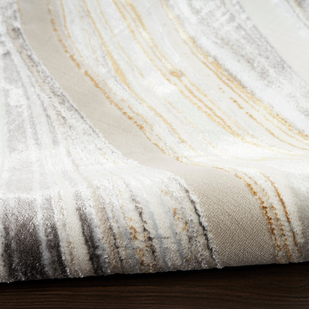Glitz GLZ21 Grey Gold Rug