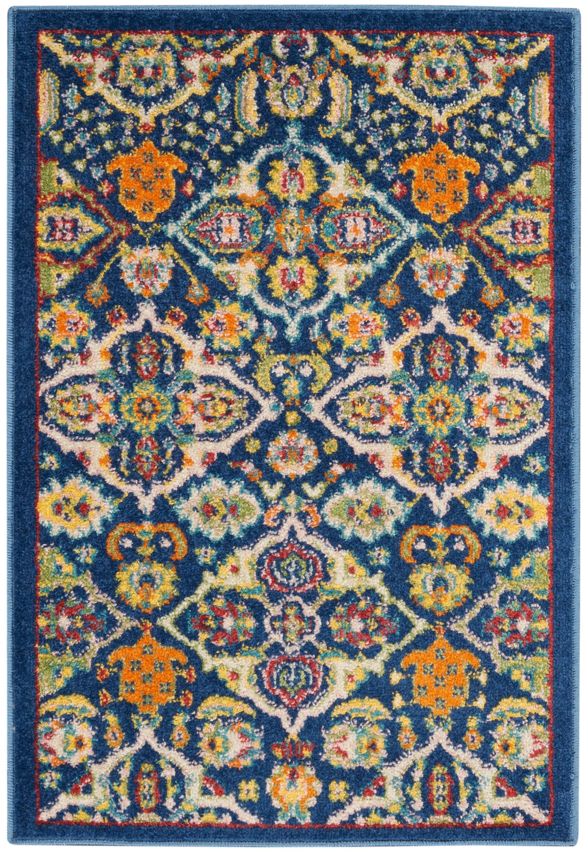 Allur ALR03 Navy Multicolor Rug
