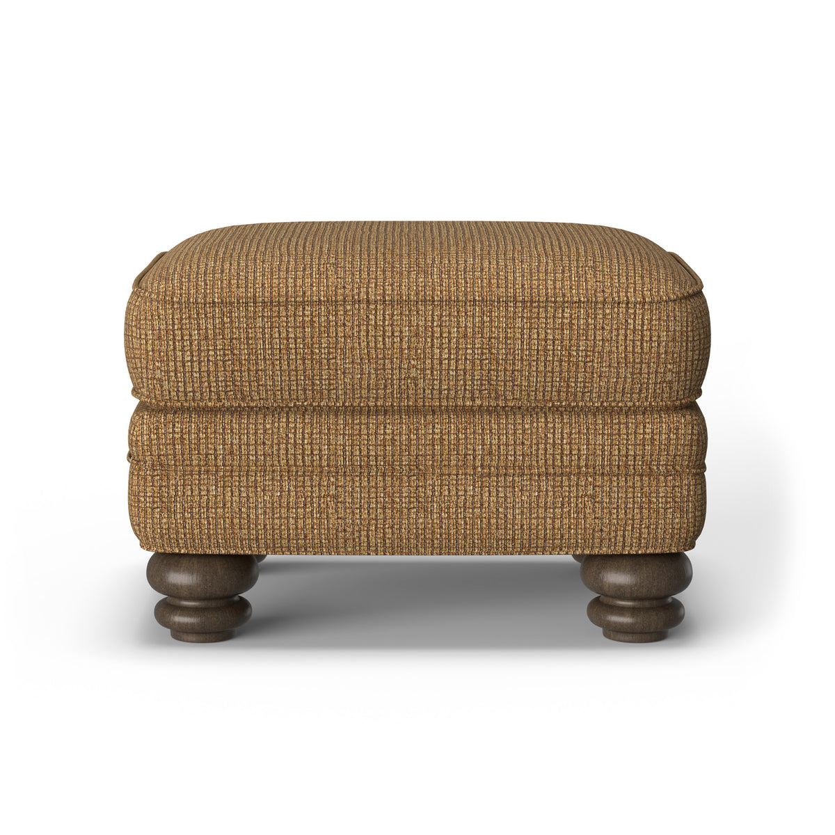 Bay Bridge Fabric Ottoman